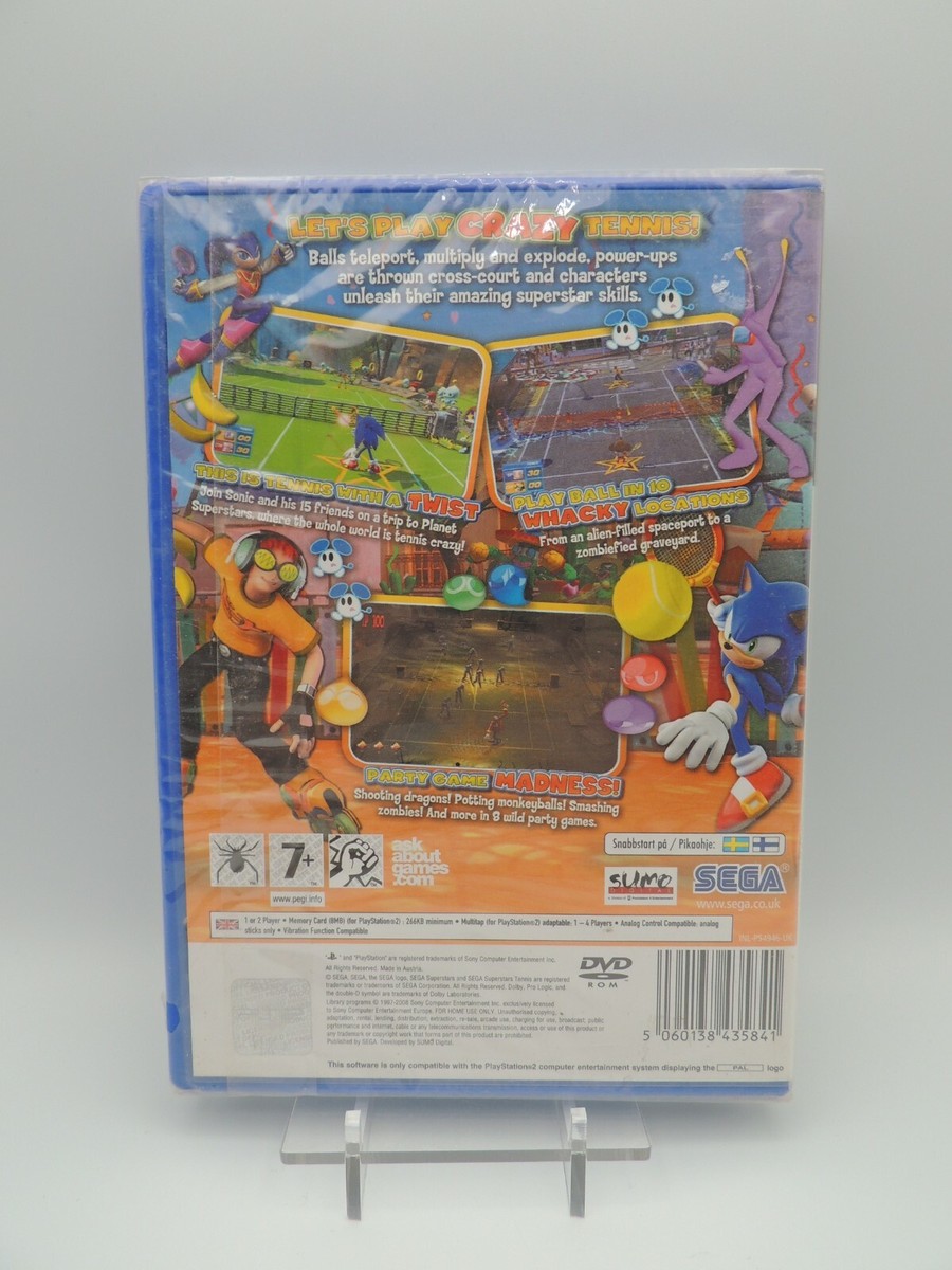 Sega Superstars Tennis (PS2) - PAL - Neuf Sous Blister - Édition SEGA 2008