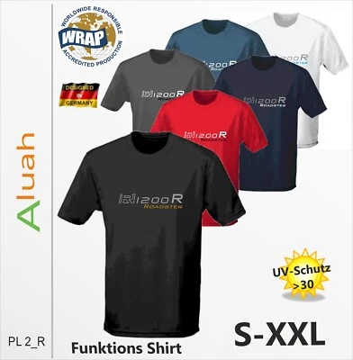 JUST COOL R1200R Funktionsshirt T-Shirt für BMW Fans Motorrad Shirt Roadster