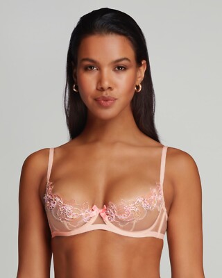 Agent Provocateur Lindie Pink Orange Bra 34DD NWT | eBay