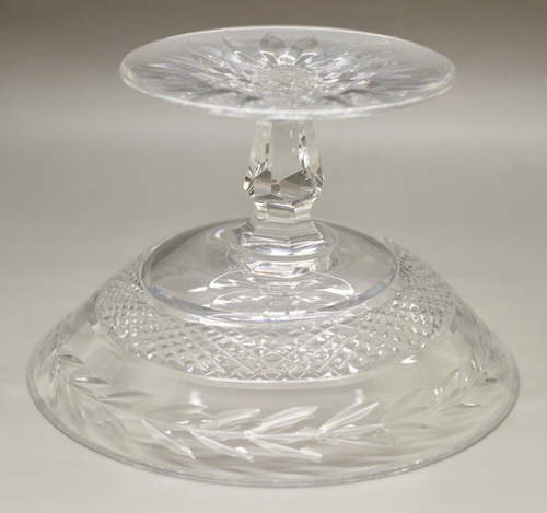 WATERFORD CRYSTAL GLANDORE 3 3/4" X 5 7/8" CIOTOLA DA PORTATA COMPOSTA ROTONDA - Foto 2 di 7