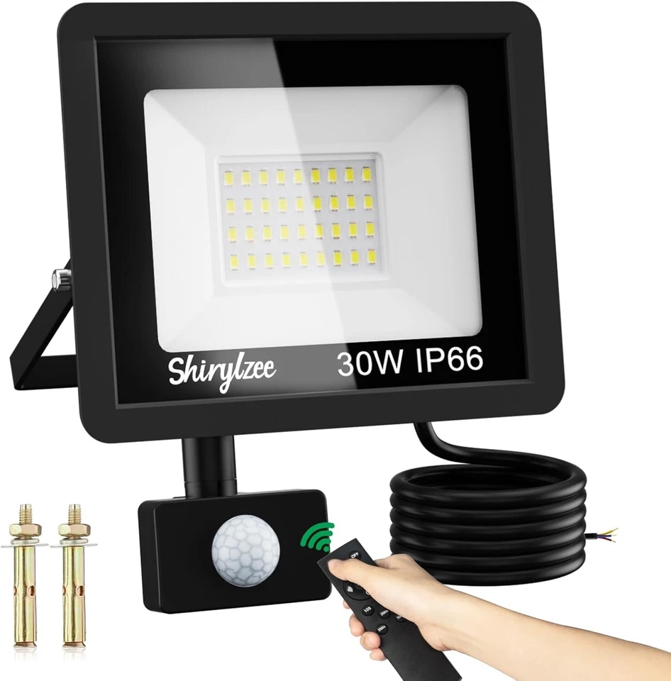 Best Outdoor Waterproof Garden Motions Sensor Floodlight PIR Motion Security 50W - Image 4 of 4