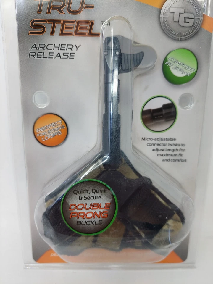 TRUGLO Tru-Steel Micro Release Buckle Strap TG2520MDC Archery Hunting: VHTF NEW - Image 3 of 4