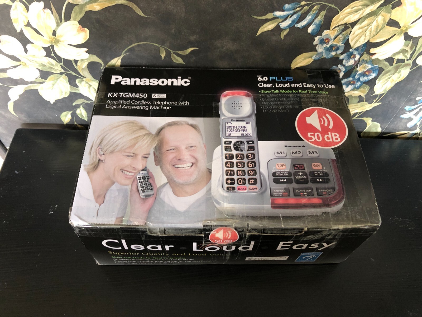 For HEARING IMPAIRED/elderly person Panasonic KXTGM450S Cordless