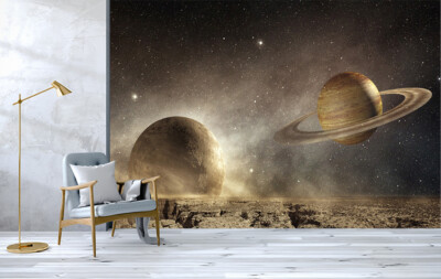 3D Planet Star ZHU2789 Wallpaper Wall Mural Removable Self-adhesive Zoe