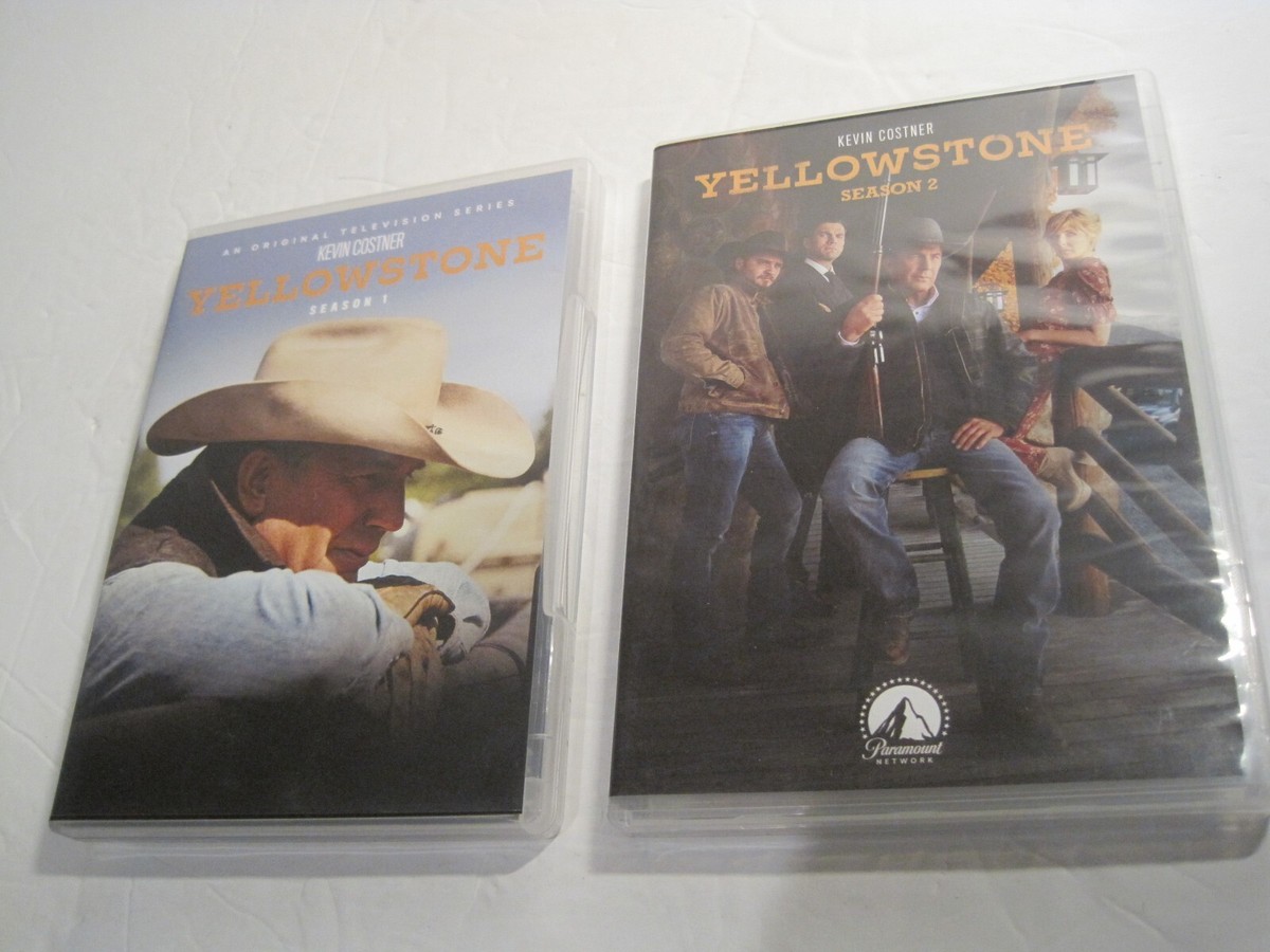 Yellowstone Season and Season DVD Set, MINT, watched once
