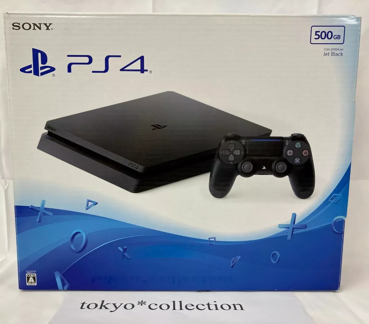 Sony PlayStation 4 PS4 Slim Game Console 500GB 1TB Black White