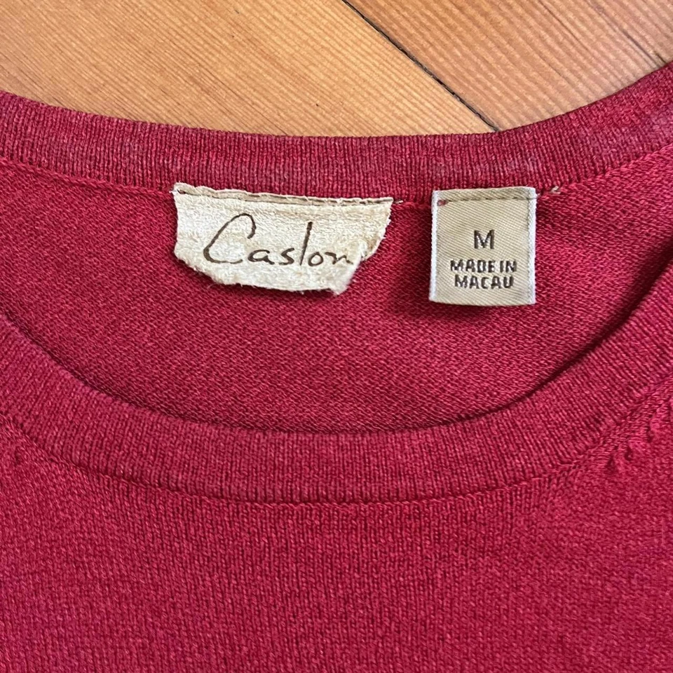 Tanque rojo vintage años 90 Y2K Caslon, talla M Foto 2 de 4