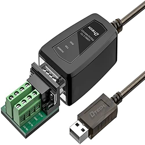 DTECH Adattatore seriale da USB a RS485 RS422 R232 con breakout board (z7f)