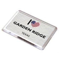 FRIDGE MAGNET - I Love Garden Ridge, Texas - USA