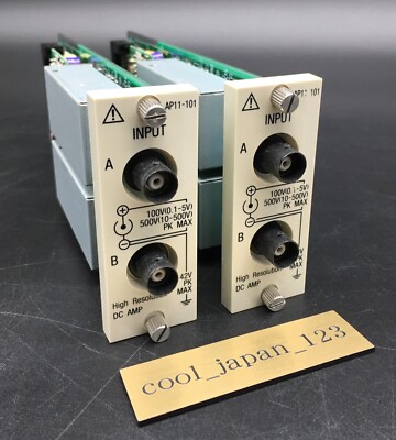 NEC Avio AP11-101 Sanei RA Serie 2 Kanäle hochauflösender DC-Verstärker 2er-S...