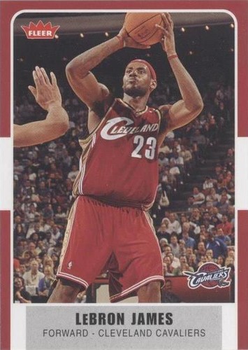2007-08 Bowman Chrome Gold Refractor #23 LeBron James 85/99 PSA 9