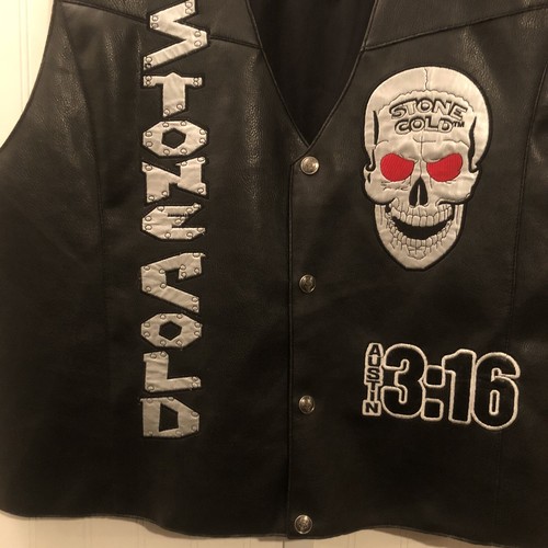 Stone Cold Steve Austin Vest 90s Vintage Men’s XL Original Gem WWF WCW WWE Rare - Picture 2 of 5