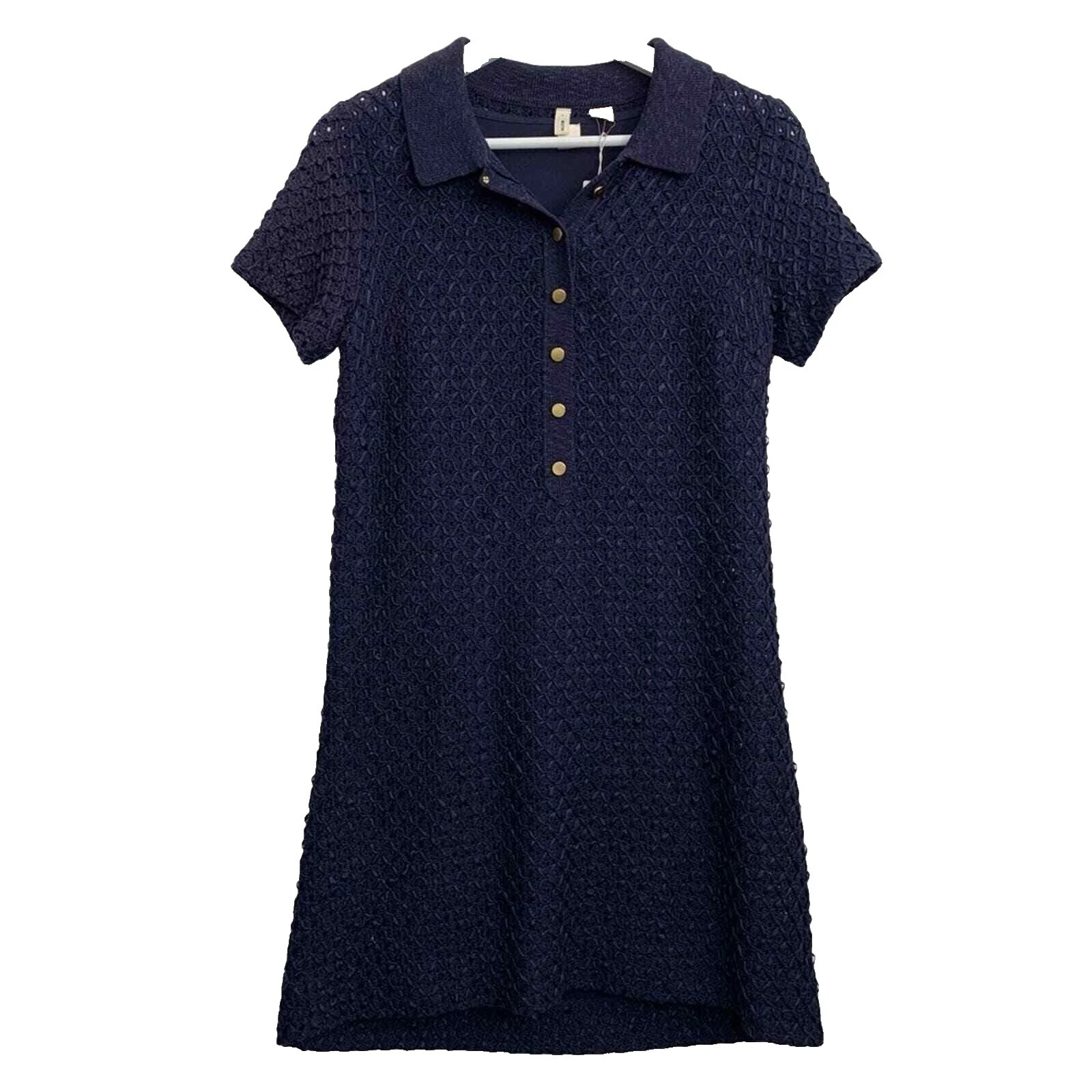 Anthropologie Cotton Short Sleeve Shirt Dresses
