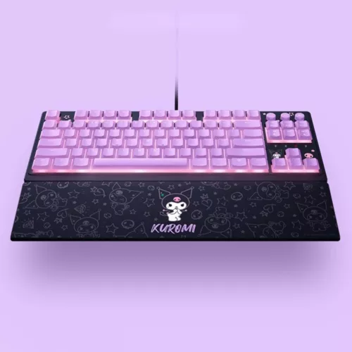 Razer x Sanrio Kuromi DeathAdder Gaming Mouse and Mechanical Keyboard Bundle - Picture 7 of 7