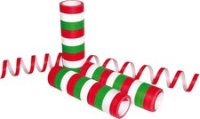 Luftschlangen Grün - Rot - Weiß 3 Rollen Party Deko Fasnet Elzach