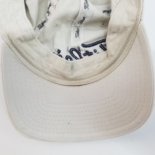 Gorra de golf Titleist con tirantes para hombre adulto ajustable blanca Stonewall sombrero de huerto - Imagen 13 de 13
