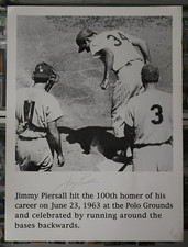 JIMMY PIERSALL SIGNED 