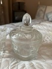 Vintage Anchor Hocking EAPC Star Pattern Covered Sugar Bowl Creamer Set 4 Pieces — photo 5