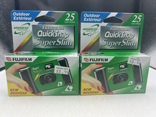 FUJI Fujifilm QuickSnap 2 Cameras disposable Single Use Flash 25, Exp 2000