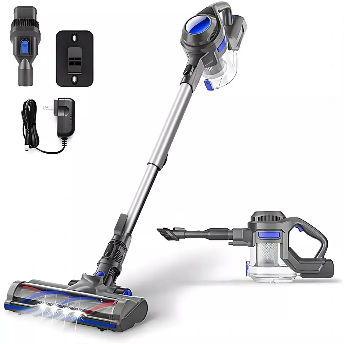 Moosoo Cordless Vacuum 4 in 1 Lightweight Stick Vacuum Cleaner XL