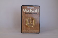 Walsall Horse Saddle Tack Hardware 1" Solid Brass Buckle PKG of 1 NOS