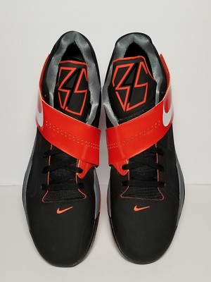 Size 18 - Nike Zoom KD 4 Black Team Orange for sale online