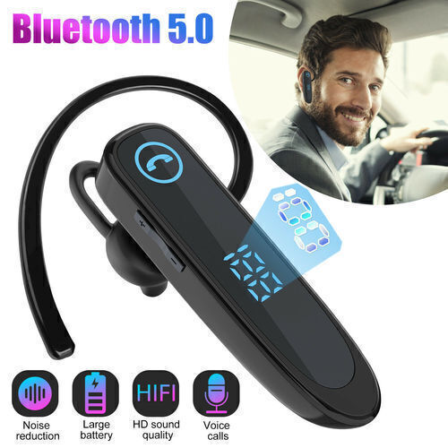 Earpiece Driving Trucker Wireless Headset Earbuds Noise Cancelling for Bluetooth
