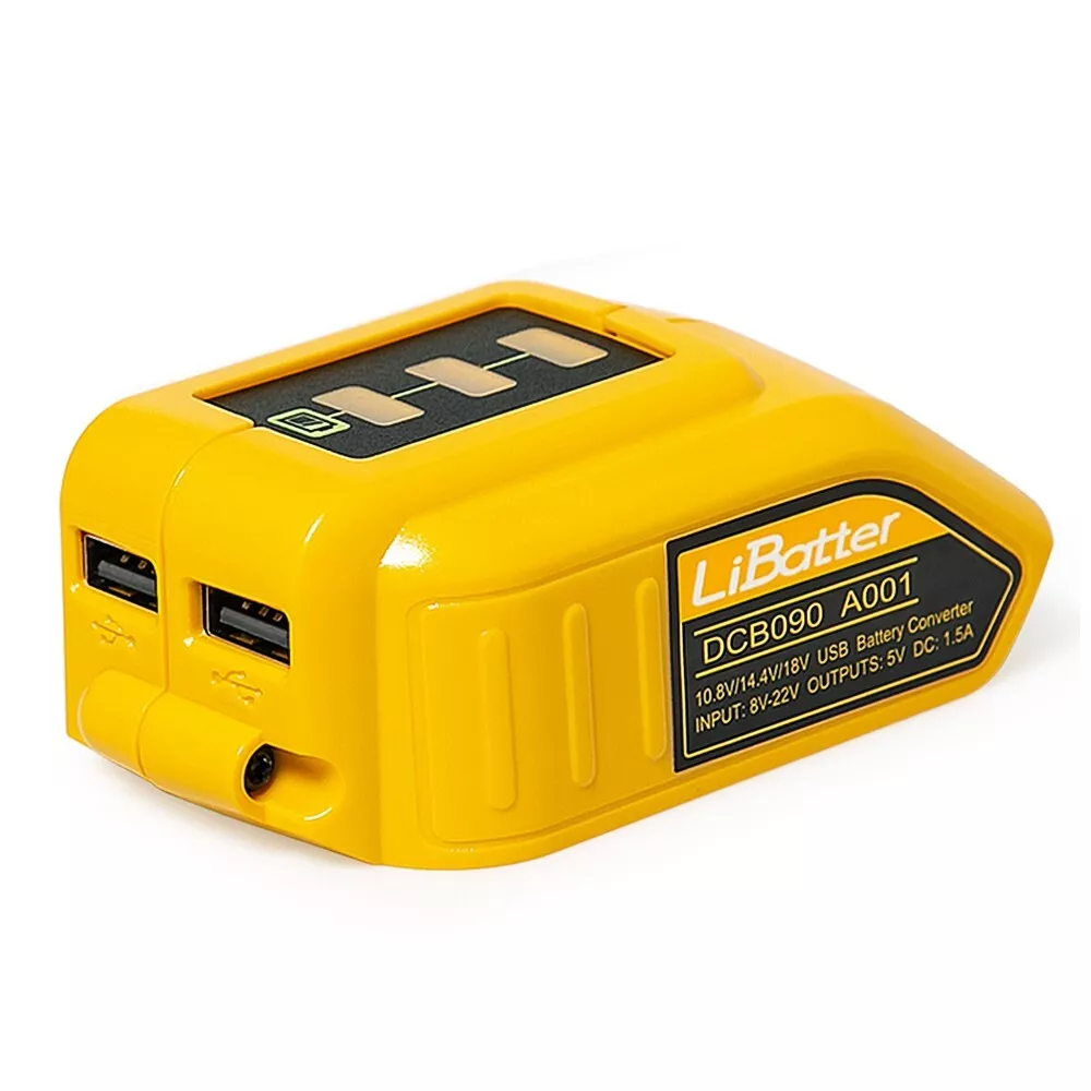 Snor samtale Beliggenhed USB Charger Adapter Power Source for Dewalt DCB090 12V/20V MAX Li-lon  Battery | eBay