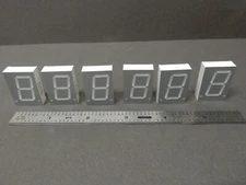 Lite-On LTS-3403LE Seven Segment LED Display Modules Qty 6 NOS Red-Orange