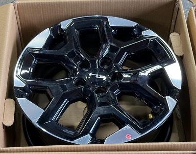 #ad 1 Wheel Rim Sorento 52910P2610 OEM Blk Mach 18X7.5 Fits Sedona $300.00