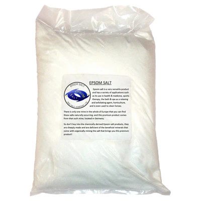 BITTERSALZ 100% Organic Pure Epsom Salts/Spa Bath Minerals Magnesium Sulphate