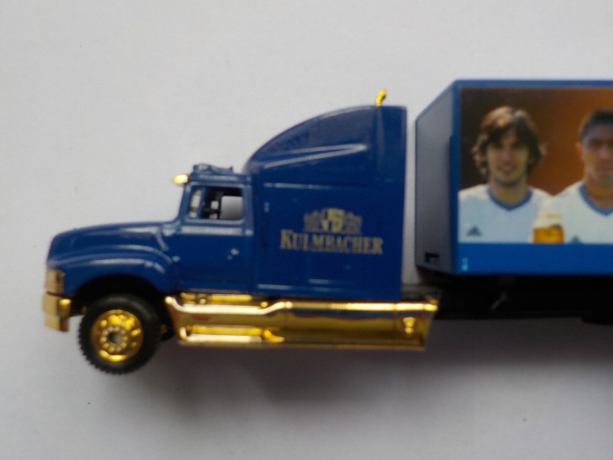 Mini Camion Publicitaire Eibauer Münch Bräu 1:87 - Skoda S 706 Avec Remorque - Dans Son Emballage D'origine