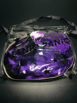 Manic Panic PURPLE BOB WIG CLEAR PURSE  BAG NWT