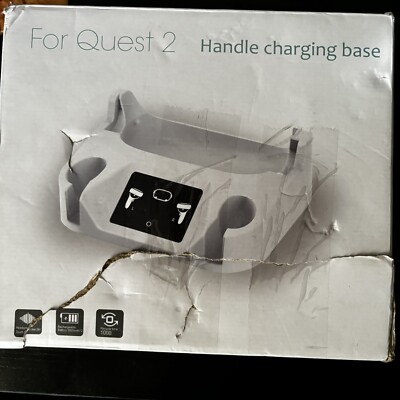 For Quest 2 Handle Charging Base Magnetic suction two seat charging stand