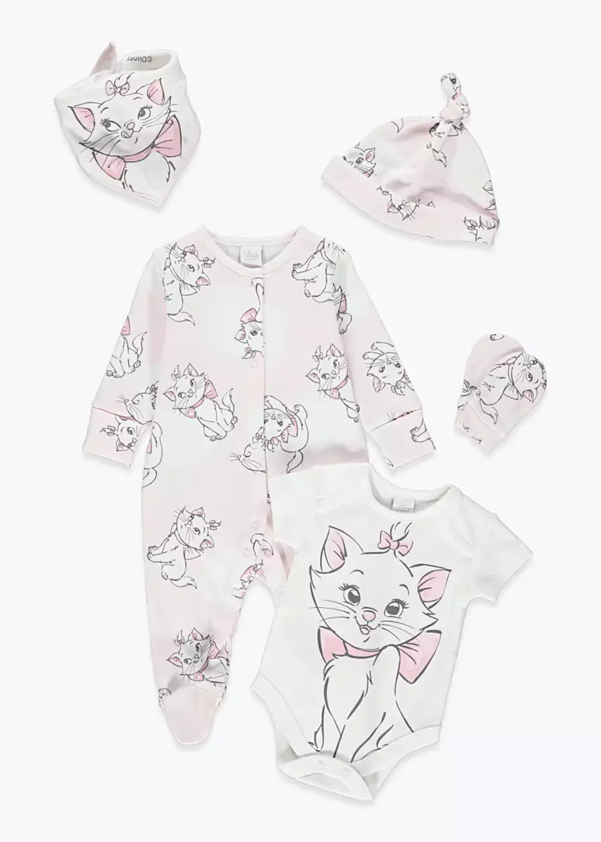 Disney Baby Girls The Aristocats Marie 5 Piece Layette Set 3 6