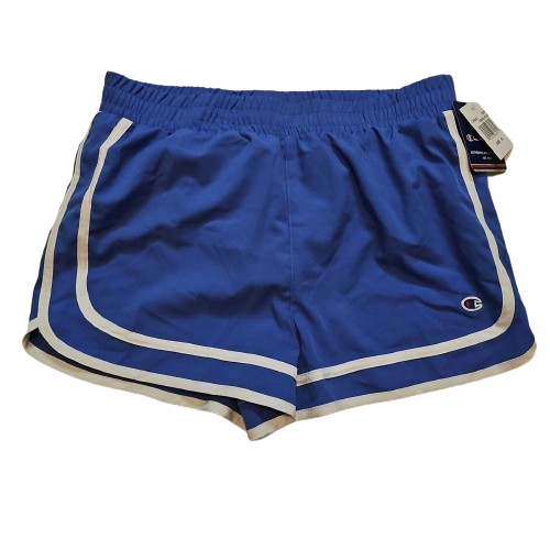 Champion Girls' Solid Woven Shorts - Deep Forte Blue - Picture 1 of 1