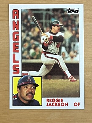 1984 Topps Baseball Reggie Jackson Angels #100 NM-MT or Better
