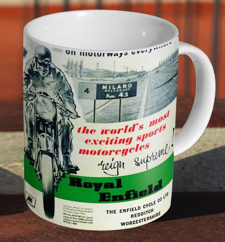 Royal Enfield Classic Ad - Ceramic Tea / Coffee - Mug Cup