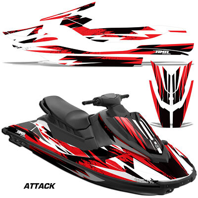 Graphic Stickers Decals For Yamaha Wave Runner EX Deluxe 2017-2020 ATTACK R