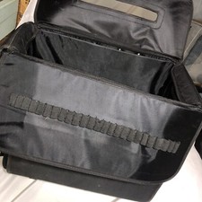 Soft-Shell Black Nylon CRAFTING / SCRAPBOOKING Wheeled Rolling Storage Tote Bag