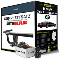 Anhängerkupplung starr für BMW 7er Limousine +E-Satz Set NEU