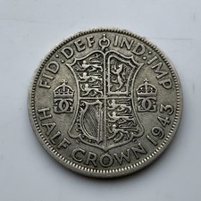 1943 silver Halfcrown