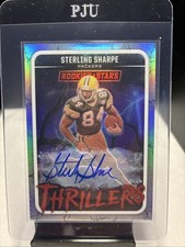 2025 Panini Rookies & Stars Thrillers Silver Auto /99 Sterling Sharpe #5 Packers