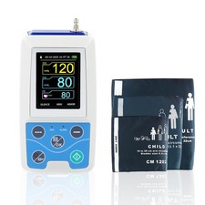 24 hours Ambulatory Blood Pressure Monitor Automatic NIBP Holter 3 Cuff Software