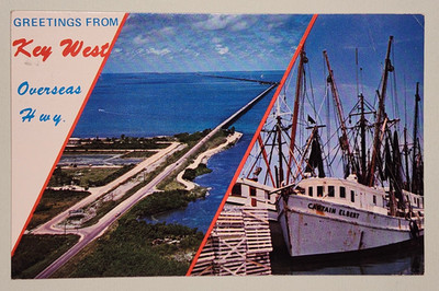 Greetings From Key West Overseas Hwy. - Florida Postcard