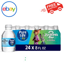 Pure Life Purified Water 8 fl oz Bottles, 24 Pack   Crisp Mineral-Enhanced Water