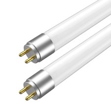 2 Pack T5 8W Fluorescent Tube 300mm 6500K Cool White 560LM Light Bulbs G5 2 Pin