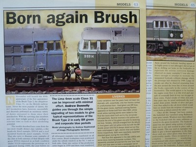 Lima 4mm Class 31 Verbesserungen & Upgrades - Rail Express Modellbau Artikel