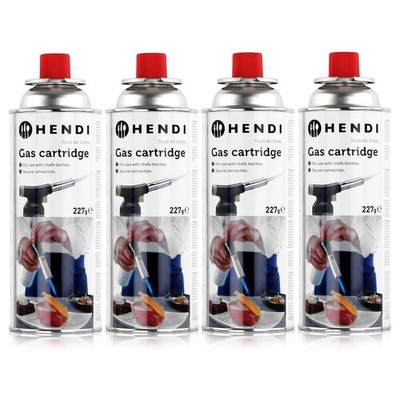 Hendi Gas-Kartuschen 4x227g - Gaspatronen (1er Pack)