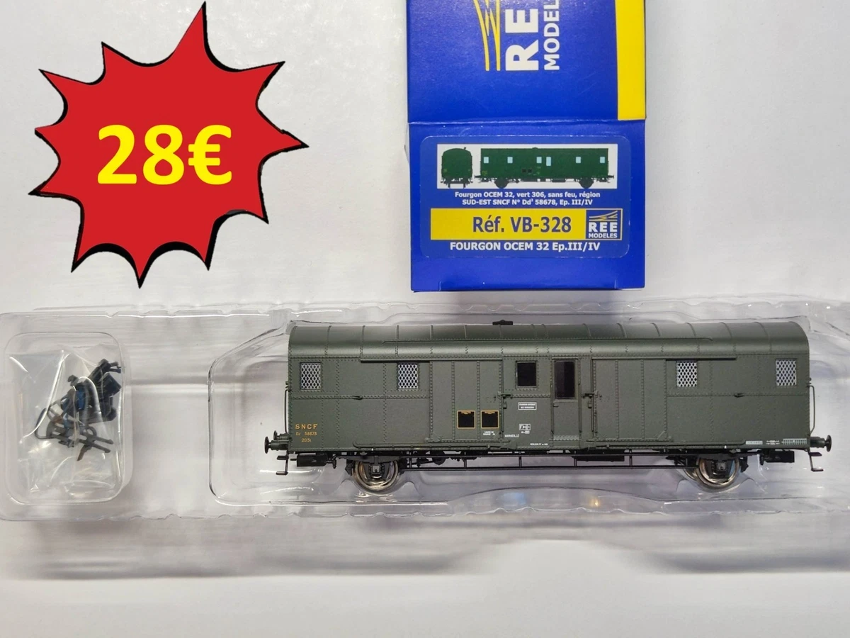 FOURGON A 2 Essieux Ex Armistice Sncf Ep Iii - Fleischmann 5070 F K Ho